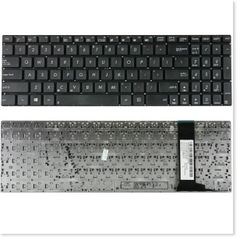 Bàn Phím Laptop Asus N56J/N45JN/N550/Q550 - Chất Lượng Cao, Đen, Bảo Hành 9 Tháng, Nhạy, Tương Thích Nhiều Mẫu