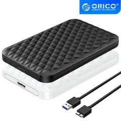 Hộp Box Ổ Cứng HDD SSD 2.5'' Orico 2520U3 SATA USB 3.0 - Tốc Độ 5Gbps, Bảo Hành 12 Tháng, Hàng Chính Hãng Màu Đen