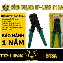 ☑ Kìm Mạng Chính Hãng TP-Link 518A - RJ11/RJ12/RJ45 📌