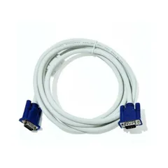 Dây Cáp VGA Trắng 1.5M Chống Nhiễu Tín Hiệu - Kết Nối Máy Tính Đến Màn Hình, Đầu Kỹ Thuật Số, Độ Phân Giải Cao 1600x1280