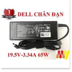 🔜 Sạc Laptop Dell Vostro 5460 5470 5480 5560 Chân đạn ZIN 19.5V – 4.62A 3.34a