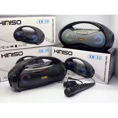 🐳 Loa Bluetooth Karaoke Xách Tay KM-S1 / KM-S2 / KM-S6(Đen)