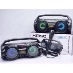 🐳 Loa Bluetooth Karaoke Xách Tay KM-S1 / KM-S2 / KM-S6(Đen)