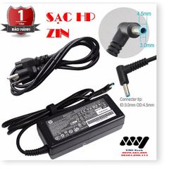 Sạc Laptop HP 19V 2.31A Chân Kim Xanh - Adapter Chính Hãng Uy Tín, Bảo Hành 9 Tháng