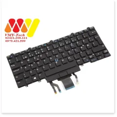 Phím DELL Latitude E5450 E7450 E5470 E7470 E7480 Có LED - Bàn Phím Laptop Chính Hãng, Bảo Hành 6 Tháng, Giá Tốt Nhất