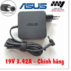 Sạc Laptop Asus 19V-3.42A 65W Chân Vuông - Sạc Thay Thế Chính Hãng, Bảo Hành 12 Tháng, Chất Lượng Đảm Bảo