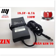 Sạc Laptop Dell 130W ZIN 19.5V 6.7A - Adapter kèm Dây Nguồn cho XPS 15, 17, M2400, M4400, M4500, M4700, M4800