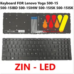 🔜 Bàn Phím Lenovo Yoga 500-15 500-15IBD 500-15IHW 500-15ISK 500-15ISK