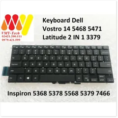 🔜 Phím Dell Inspiron 5368 5378 5568 5379 N7466 Keyboard N5368 N5378 N5568 N5379 N7466