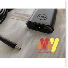 Sạc Laptop Dell Chính Hãng 19.5V 2.31A 45W Chân Kim Nhỏ - Adapter Kèm Dây Nguồn Cho XPS 13
