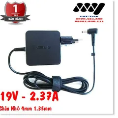 🔜 Sạc Laptop Asus X541 X441 X553 A540 X540 K401 E402 E502 VivoBook S14 19V – 2.37A Sạc Vuông ZIN Chân Nhỏ ZIN Chính Hãn