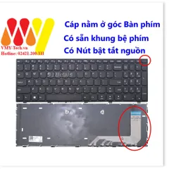 🔜 Bàn phím Lenovo IdeaPad 110 110-15 110-15ISK 110-15IBR 110-15ACL Có nút nguồn