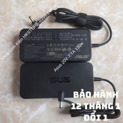 Sạc Laptop Asus 19.5V-7.7A 150W - Adapter Chính Hãng Cho G53SX, G74SX, K580P, G73, FX504, GL503, GL703 - An Toàn, Bền Bỉ