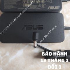 Sạc Laptop Asus 19.5V-7.7A 150W - Adapter Chính Hãng Cho G53SX, G74SX, K580P, G73, FX504, GL503, GL703 - An Toàn, Bền Bỉ