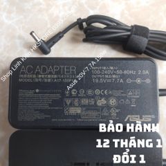 Sạc Laptop Asus 19.5V-7.7A 150W - Adapter Chính Hãng Cho G53SX, G74SX, K580P, G73, FX504, GL503, GL703 - An Toàn, Bền Bỉ