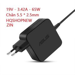 Sạc laptop Asus 19V 3.42A 65W chính hãng, vuông chân to 5.5*2.5mm - Phụ kiện laptop an toàn, tiết kiệm năng lượng