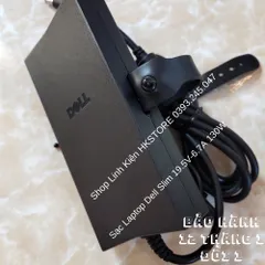 🔝 Sạc Laptop Dell Slim 19.5V-6.7A 130W Dell E5400 E6400 E5500 E6500 M2400 M4400 D600 D620 A840 1400 1535 1537 1555 xps