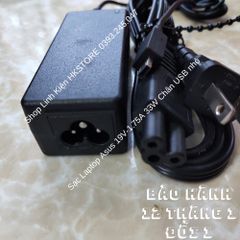 Sạc Laptop Asus 19V-1.75A 33W Micro-USB - Dùng cho E202S, X205T, E200H, Bảo hành 12 tháng, Mới Zin