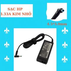 Sạc Laptop HP 3.33 Chân Kim Nhỏ (Φ4.5Φ3.0) - Sạc Chính Hãng 65W Bảo Hành 12 Tháng, Bảo Đảm Chất Lượng Tốt Nhất