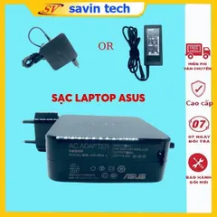 🔝 Sạc laptop asus 2.37a/3.42a/4.7a  savintech, sạc máy tính asus zin loại tốt bảo hành 12 tháng