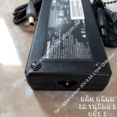 Sạc Laptop Lenovo 20V-8.5A 170W Chân Kim Chính Hãng - Tương Thích với W520 W530 W540 W541 T440p L540 L440, Bảo Hành 12 Tháng