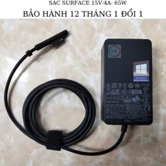 Sạc Microsoft Surface Pro 1-7 24W/36W/44W/65W - Adapter Chính Hãng cho Laptop, Book và Go - Bảo Hành 12 Tháng