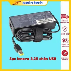 Sạc laptop lenovo 3,25 chân usb , sạc thinkpad zin cao cấp chân vuông bảo hành 12 tháng PHỤ KIỆN LAPTOP