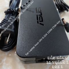Sạc Laptop Asus 19V 6.32A 120W - Adapter Chân Kim Cho G501 N501 UX501 UX550 U500 UX561 FX570 - Phụ Kiện Chất Lượng cao