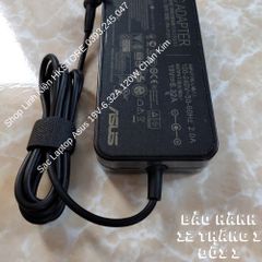 Sạc Laptop Asus 19V 6.32A 120W - Adapter Chân Kim Cho G501 N501 UX501 UX550 U500 UX561 FX570 - Phụ Kiện Chất Lượng cao