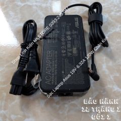 Sạc Laptop Asus 19V 6.32A 120W - Adapter Chân Kim Cho G501 N501 UX501 UX550 U500 UX561 FX570 - Phụ Kiện Chất Lượng cao