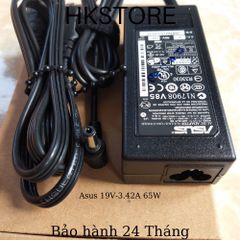 🔝 Sạc Laptop Asus 19V-3.42A 65W Asus X401 X441 X551 X451 X550 X450 x555 K40 K42 K43 K45 K46 K50 K52 Q501 S300 K401 K501