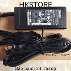 🔝 Sạc Laptop Asus 19V-3.42A 65W Asus X401 X441 X551 X451 X550 X450 x555 K40 K42 K43 K45 K46 K50 K52 Q501 S300 K401 K501