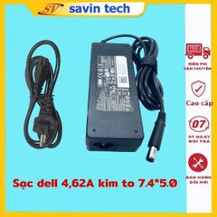 Sạc Laptop Dell 90W Chân Kim To 4.62A - Adapter ZIN Cao Cấp Kèm Dây Nguồn - Bảo Hành 12 Tháng, Chất Lượng Đảm Bảo