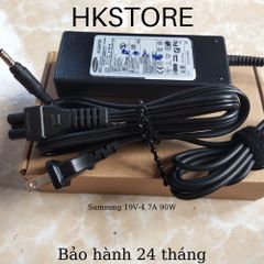 Sạc Laptop Samsung 19V-4.7A 90W Chính Hãng - Adapter Cho Các Model R410, R50, R505, R510, R519, R522, R530, R700, Q10, Q20
