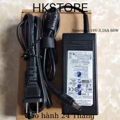 🔝 Sạc Laptop Samsung 19V-3.16A 60W Samsung R430 R478 R480 R523 R538 Q430 R430 R428 R429 R480 R523 NP530 NP300E4 NP300E5