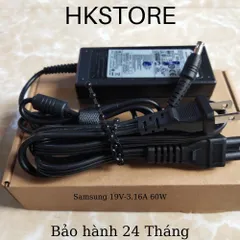 🔝 Sạc Laptop Samsung 19V-3.16A 60W Samsung R430 R478 R480 R523 R538 Q430 R430 R428 R429 R480 R523 NP530 NP300E4 NP300E5