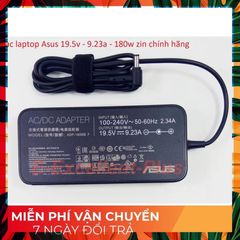 Sạc Laptop Asus Chính Hãng 19.5V - 9.23A - 180W Chân 5.5 x 2.5mm, Phụ Kiện Chất Lượng Cao, An Toàn và Tiết Kiệm Điện