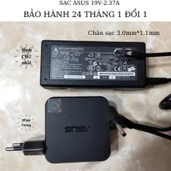 🔝 Sạc Laptop asus 19V-3.42A/2.37A chân nhỏ 3.0mmx1.1mm Asus UX31E, UX21E K401J-E1 K401L K401U K441 K441U F441S X200