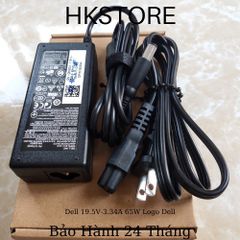 Sạc Laptop Dell 19.5V-3.34A 65W kim to Dell 3441 3442 3541 3542 14R 15R A840 3340 E5540 E6400 E6420 N4110 N5110 14z-5