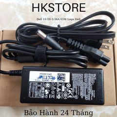 Sạc Laptop Dell 19.5V-3.34A 65W kim to Dell 3441 3442 3541 3542 14R 15R A840 3340 E5540 E6400 E6420 N4110 N5110 14z-5