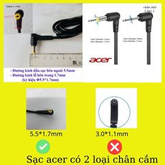 Sạc Laptop ACER 90W Zin Chính Hãng 4.7A - Bảo Hành 12 Tháng, Sạc Ổn Định Không Nóng Máy