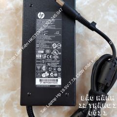 Sạc Laptop HP 19.5V 7.7A 150W chân kim to (7.4*5.0) - Phụ kiện Zin cho HP Zbook, EliteBook, HP HDX và nhiều dòng khác