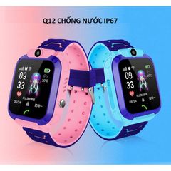 🛑 PHỤ KIỆN SỐ Đồng Hồ Thông Minh Trẻ Em Q12 Lắp Sim Nghe Gọi 2 Chiều,Nhắn Tin, Định Vị LBS, Chống Nước IP67, cuộc goi S