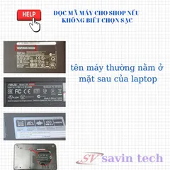 Sạc Laptop HP 3.5A chân kim to savin tech, sạc máy tính hp 65w zin cao cấp - tặng kèm dây nguồn dây nguồn hp PHỤ KIỆN LA