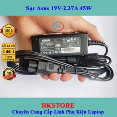 Sạc Laptop Asus 45W 19V-3.42A/2.37A Chính Hãng Mới Zin Dùng Cho X540s X540l X541U X200 X200CA Q200 E402MA E403sa