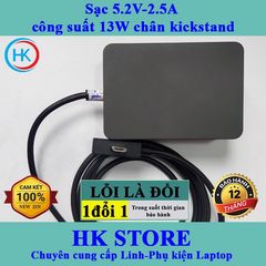 Sạc laptop Microsoft Surface 3 5.2V-2.5A 13W chính hãng cho model 1623/1624/1645/1706/1751 - Bảo hành 12 tháng