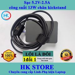 Sạc laptop Microsoft Surface 3 5.2V-2.5A 13W chính hãng cho model 1623/1624/1645/1706/1751 - Bảo hành 12 tháng