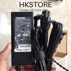 🔝 Sạc Laptop Toshiba 19V-3.42A 65W dùng cho Toshiba M200 A200 L200 L310 C600 C640 C645 L640 L645 L655 L745 C850 C875 L8