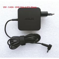 Sạc Laptop Asus Chính Hãng 19V 3.42A 65W Chân Nhỏ 4.0*1.35mm - Phụ Kiện An Toàn, Tiết Kiệm Điện năng