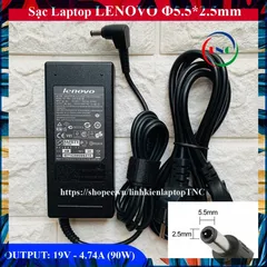 Sạc Laptop Lenovo 19V - 4.74A - 90W ( Adapter Lenovo 19V - 4.74A ) kèm dây nguồn PHỤ KIỆN LAPTOP